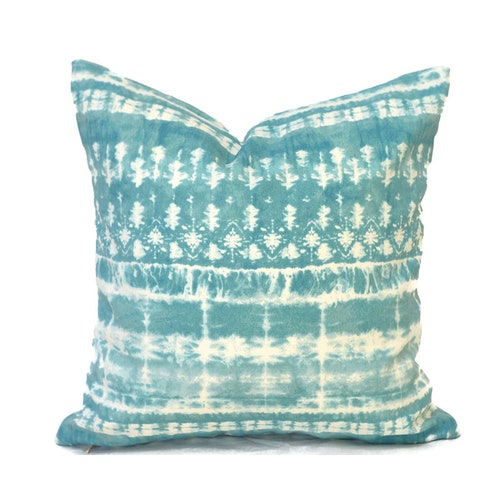 Indoor Pillow Covers Decorative Home Decor Turquoise Blue Etsy