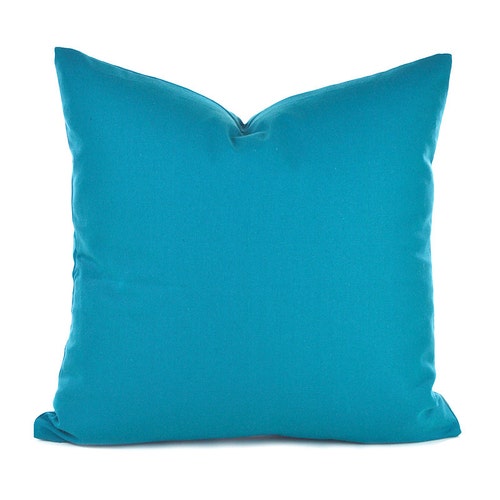 Indoor Pillow Covers Decorative Home Decor Turquoise Navy Blue Etsy