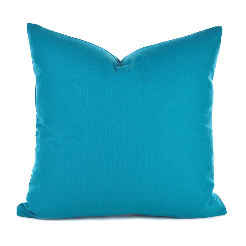 Indoor Pillow Covers Decorative Home Decor Turquoise Blue Etsy