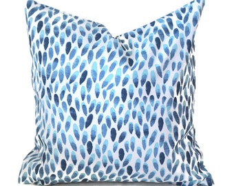 Outdoor Pillow Covers with Zippers, Easy to Use, Affordable Style, Swift Delivery!  Blue Lotus Denim