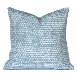 Indoor Pillow Covers Decorative Home Decor Spa Blue Designer Throw Pillow Covers Zoey Spa