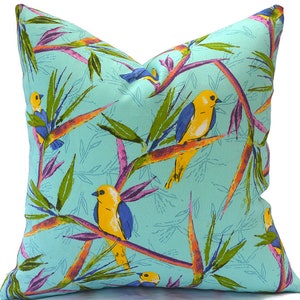 Outdoor Pillow Covers with Zippers, Easy-Use, Affordable Style, Swift Delivery Orange and Turquoise You Choose image 5