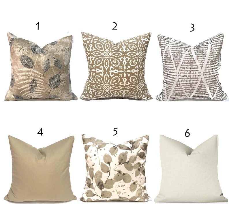 Outdoor Pillow Cover With Zippers, Easy to Use & Washable, Pick Your ...