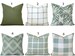 Indoor Pillow Covers Decorative Home Decor Sage Green Designer Throw Pillows You Choose Waterbury 
