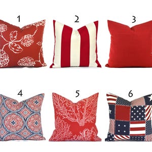 Outdoor Pillow Cover with Zippers, Easy to Use & Washable, Pick Your Favorites