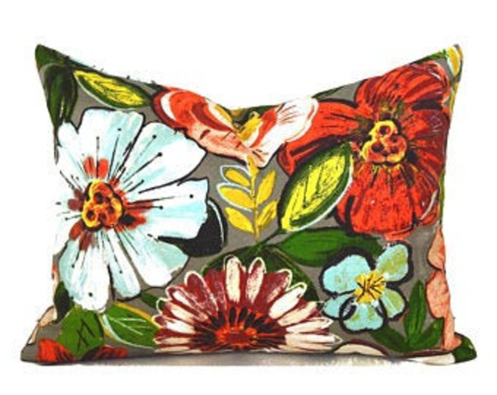 CLEARANCE 16x12 Outdoor Lumbar Pillow Decorative Etsy