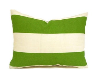 CLEARANCE 16"x12" Outdoor Lumbar Pillow Cover Decorative Vertical Greenage