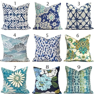 Decorative Indoor Pillow Cover with Zippers, Easy to Use & Washable, Pick Your Favorites