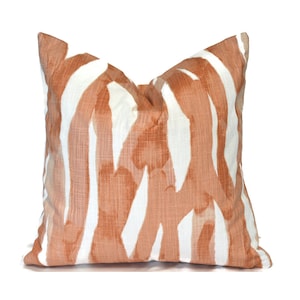 Indoor Pillow Covers Decorative Home Decor Burnt Orange Designer Throw Pillow Covers Lina Clay