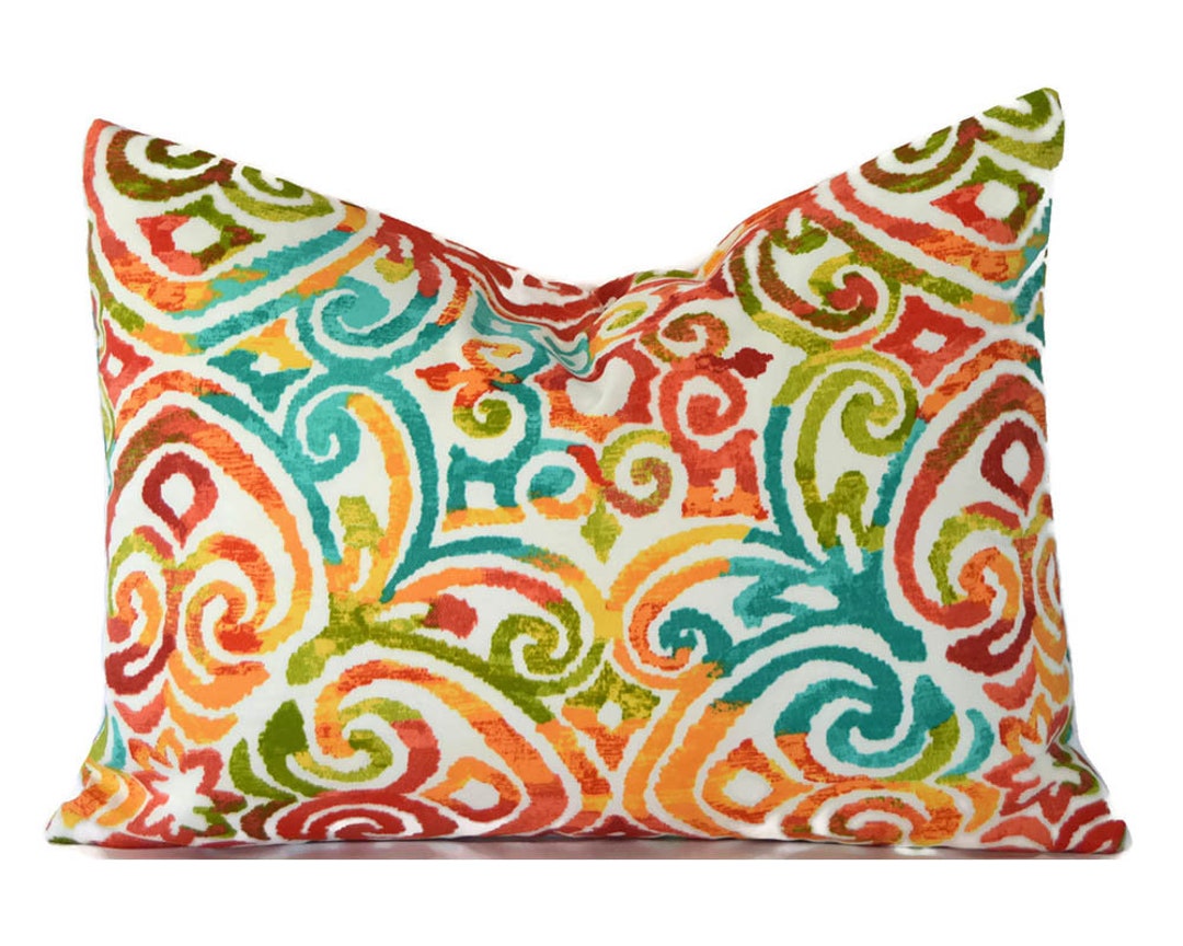 SALE 16x12 Outdoor Lumbar Pillow Cover Decorative Etsy