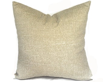 Outdoor Pillow Covers with Zippers, Affordable Home Decor, Easy to Use, Quick Delivery, Solid Tory Bisque