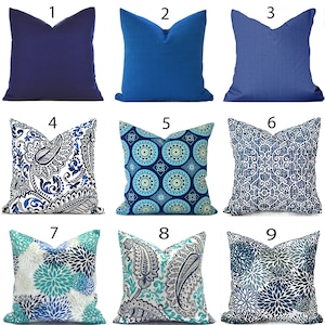 Outdoor Pillow Cover with Zippers, Easy to Use & Washable, Pick Your Favorites