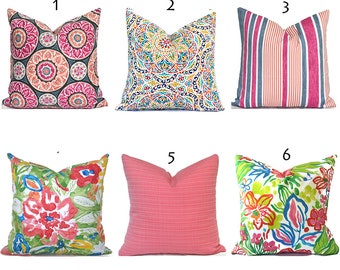 Decorative Outdoor Pillow Covers with Zippers, Budget-Friendly and Quick Delivery, Pink You Choose