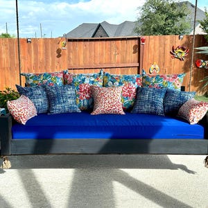 Outdoor Furniture Cushion Covers for Chairs, Benches, Porch Swings, Day Beds, Window Seats, Any Size, Any Fabric From Our Studio image 11