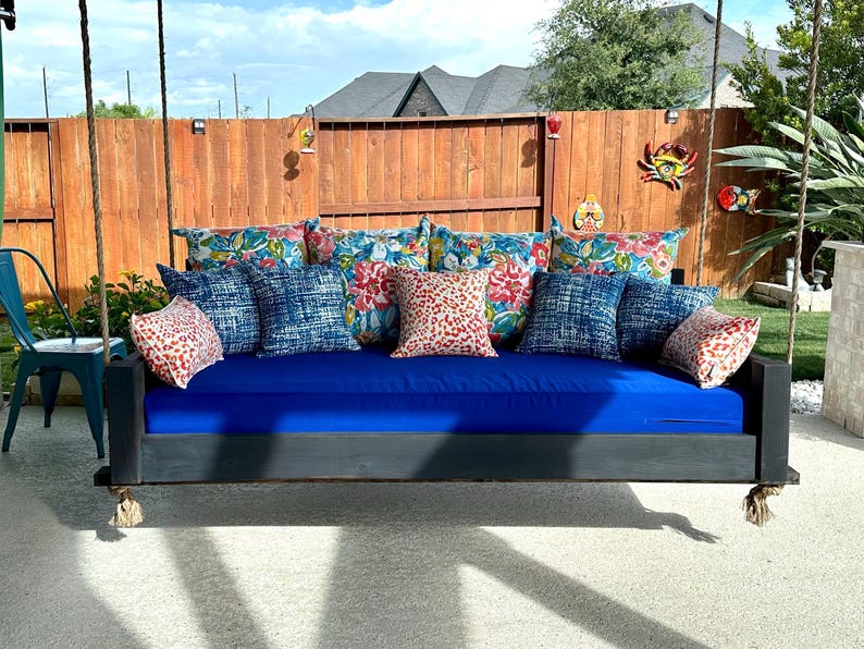 Outdoor Furniture Cushion Covers for Chairs, Benches, Porch Swings, Day Beds, Window Seats, Any Size, Any Fabric From Our Studio image 11