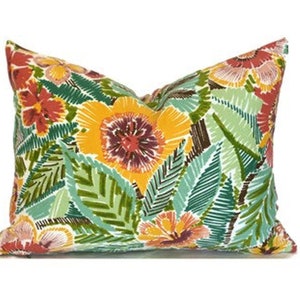 CLEARANCE 16&quot;x12&quot; Outdoor Lumbar Pillow Cover Decorative Pensacola Sonoma