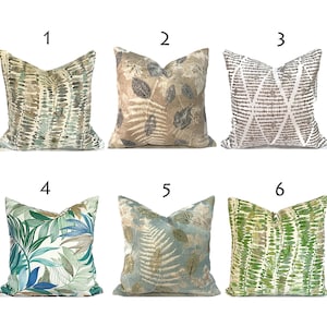 Decorative Outdoor Pillow Cover with Zippers, Easy to Use & Washable, Pick Your Favorites