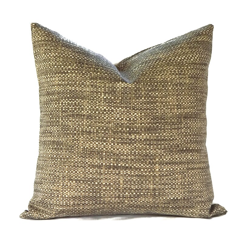 Richloom Remi Lagoon Indoor Outdoor Pillow Cover with Zipper Opening