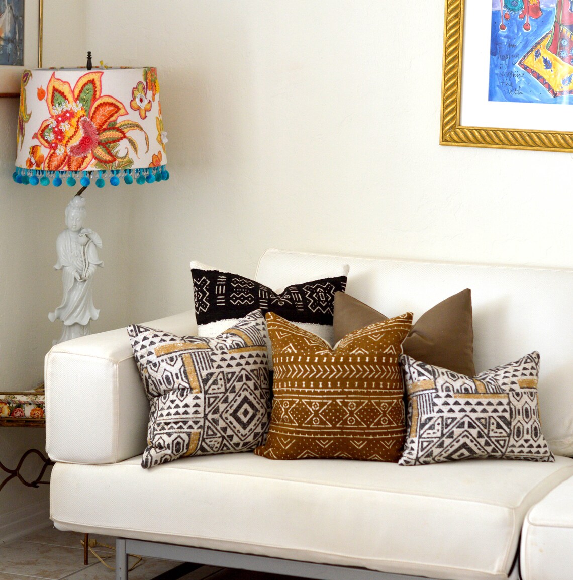 Indoor Pillow Covers Decorative Home Decor Bohemian Throw Etsy