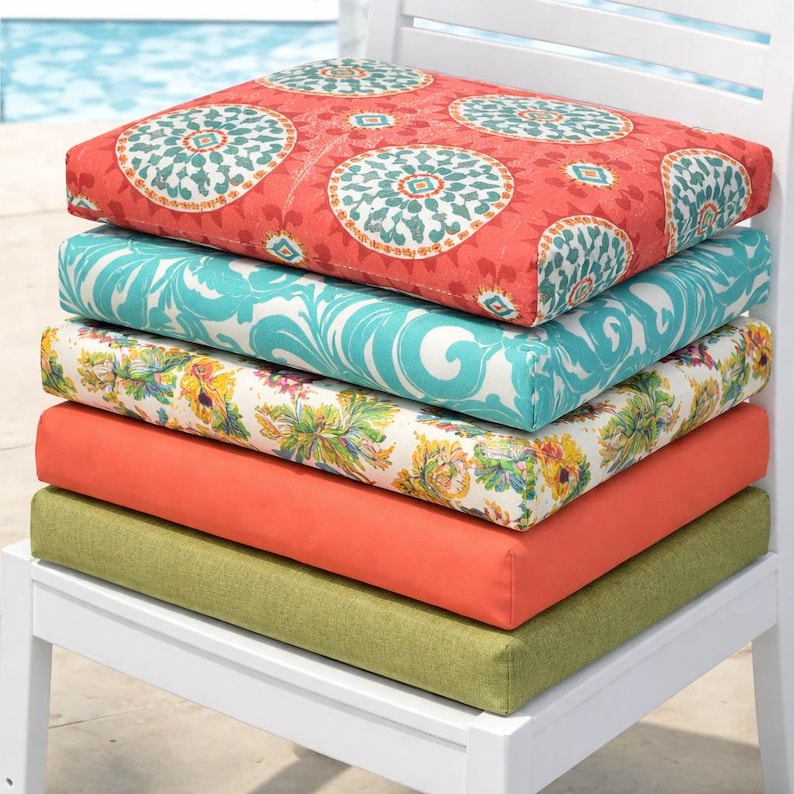 Outdoor Furniture Cushion Covers for Chairs, Benches, Porch Swings, Day Beds, Window Seats, Any Size, Any Fabric From Our Studio image 9
