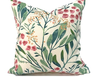 Outdoor Pillow Covers with Zippers, Affordable Home Decor, Easy to Use, Quick Delivery, Spring Floral Gould Multi