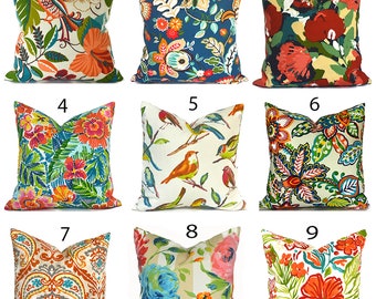 Outdoor Pillow Covers with Zippers, Easy-Use, Affordable Style, Swift Delivery!  Floral You Choose