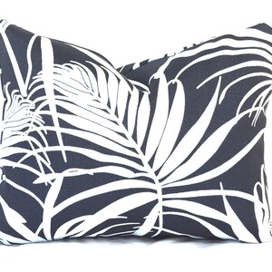 Outdoor Pillow Covers with Zippers, Affordable Home Decor, Easy-to-Use, Quick Delivery, Cabrillo Navy image 3