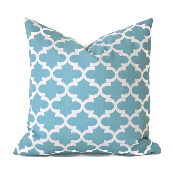 CLEARANCE 12x12 Indoor Pillow Cover Decorative Home Decor Designer Throw Fulton Village Blue Etsy