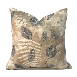 Outdoor Pillow Covers with Zipper, Washable, Quick Shipping, Farmhouse Natural