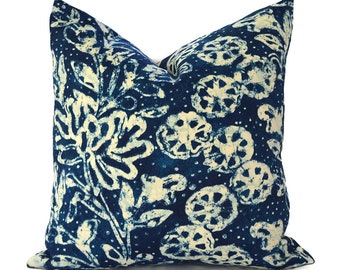 Outdoor Pillow Covers with Zippers, Affordable Home Decor, Easy-to-Use, Quick Delivery, Blue Grove Indigo
