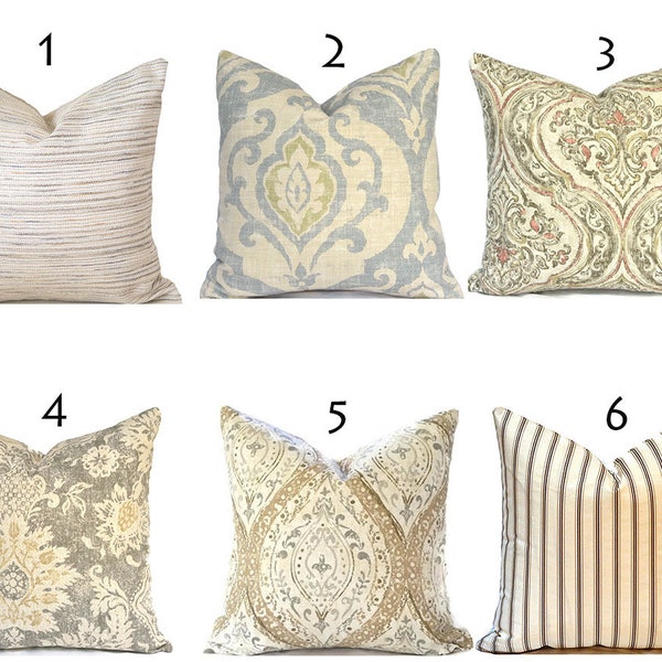 Neutral Pillow Covers Etsy
