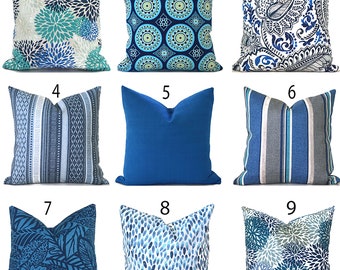 Zippered Outdoor Pillow Covers Quickly Delivered, Budget-Friendly, Blue You Choose