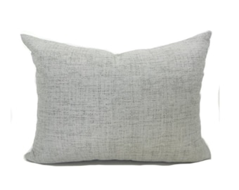 CLEARANCE 16"x12" Outdoor Lumbar Pillow Cover Weavescene Gray