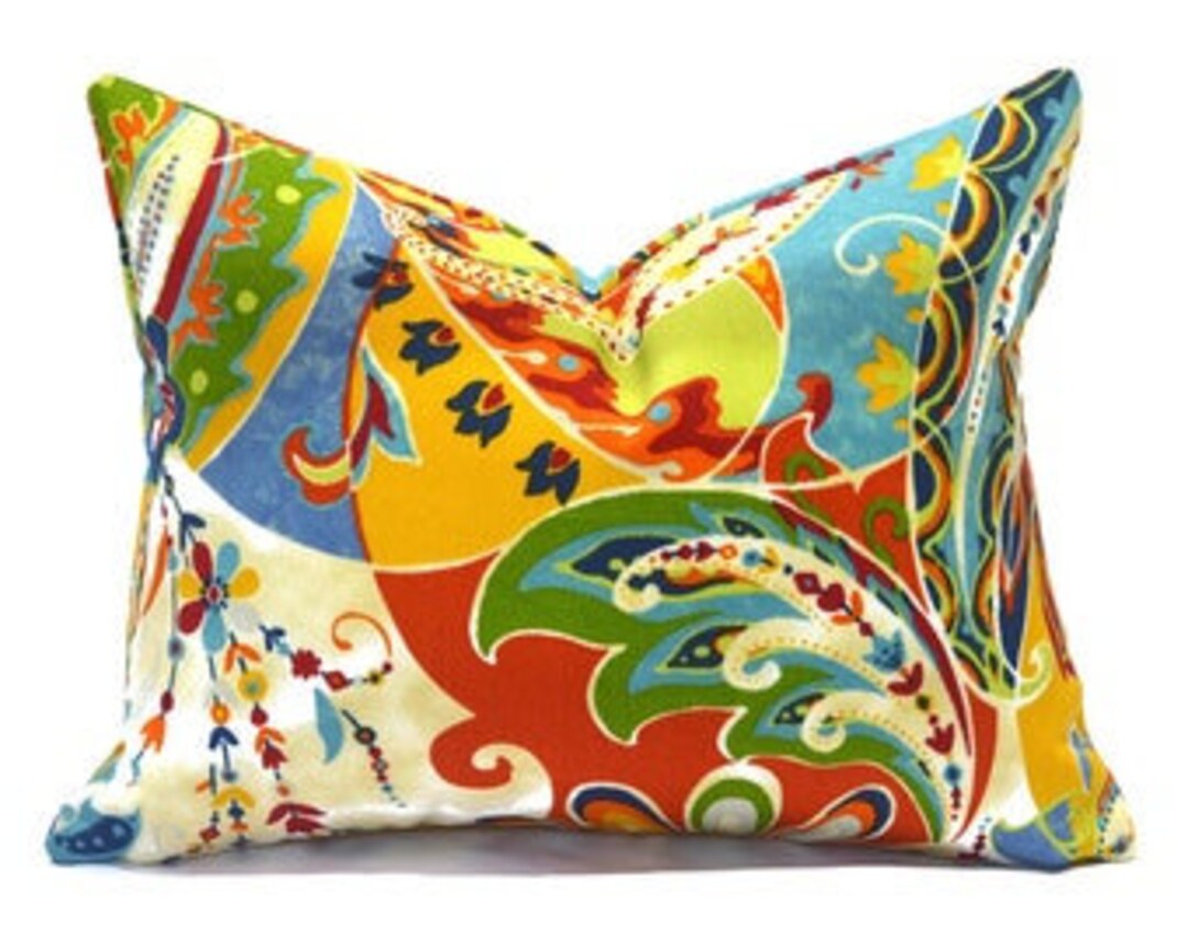 SALE 16x12 Outdoor Lumbar Pillow Cover Decorative Etsy