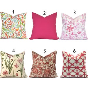 Decorative Indoor Pillow Cover with Zippers, Easy to Use & Washable, Pick Your Favorites