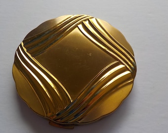 Max Factor Vintage Hollywood Ribbon Compact 1950s