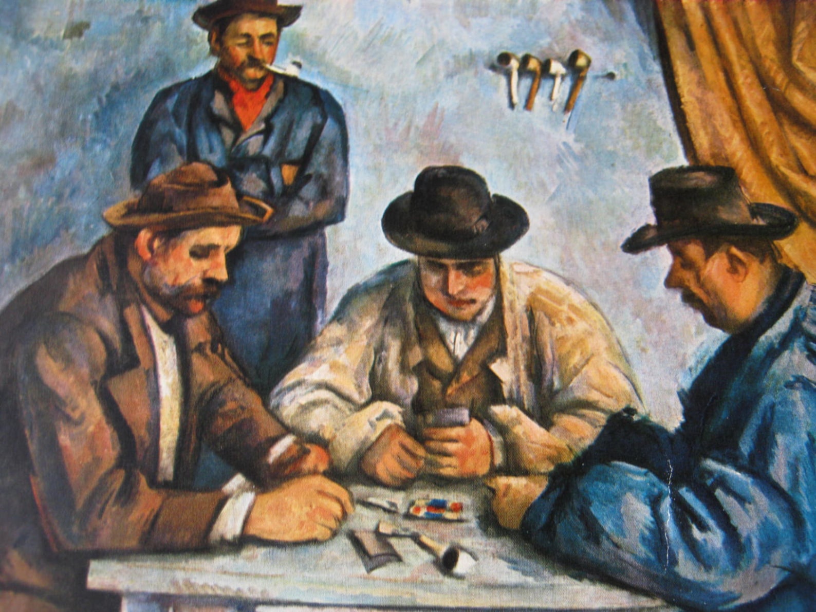 PAUL CEZANNE The Card Players Plate 69 Etsy
