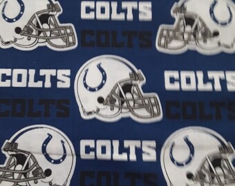 Bandana - Indianapolis Colts Fabric - NFL -22"x22" - 100% Cotton - Licensed Fabric - Handmade