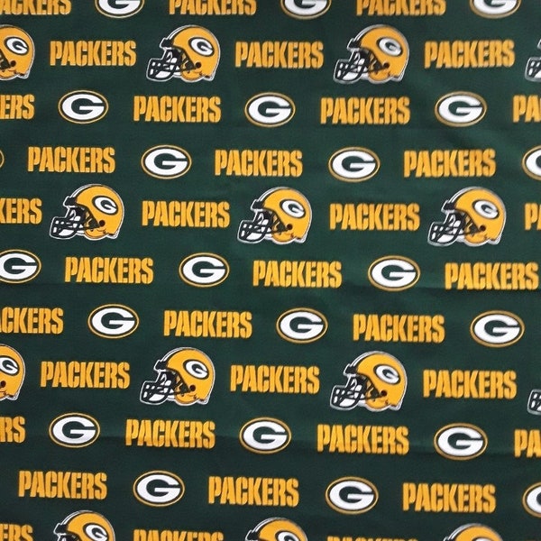 Green Bay Packers Fabric - Etsy