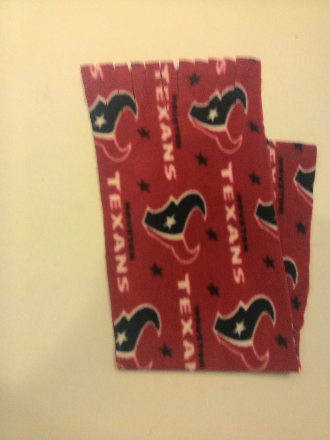 Houston Texans Fleece Scarf NFL 8 Wide X 60 Long Handmade Etsy UK