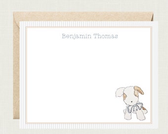 Personalized Dog Stationary | Personalized Dog Stationery | Personalized Dog Note Cards for Boys | Dog Notecards | Dog Thank You KS-4216
