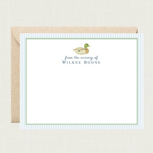 Mallard Duck Baby Shower Thank You Cards | Duck Baby Shower Thank You Cards Cards | Hunting Baby Shower Thank You Cards | Baby Boy BS-3126