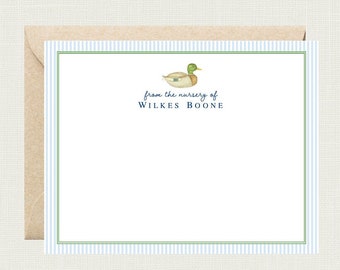 Mallard Duck Baby Shower Thank You Cards | Duck Baby Shower Thank You Cards Cards | Hunting Baby Shower Thank You Cards | Baby Boy BS-3126