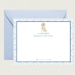 Personalized Dog Stationary | Golden Retriever Stationery | Golden Retriever Cards | Golden Retriever Gifts | Dog Gifts | Note cards