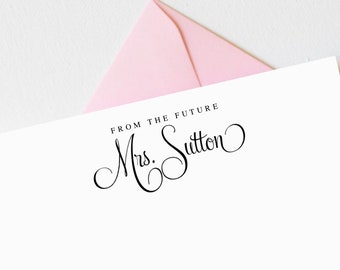 Future Bride Gift | Thank You from the Future Mrs Thank You Cards | Wedding Thank You Cards | Bridal Shower Thank You Cards  AS-1902