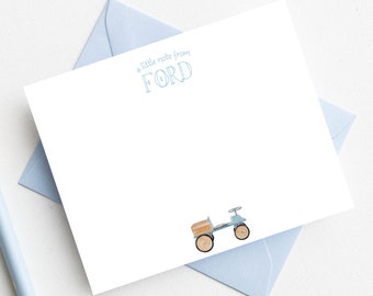 Personalized Stationery Set for Boys | Nautical Stationary | Nautical Baby Shower Thank You Cards | Childrens Stationary KS-4231