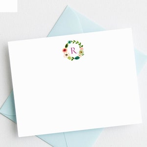 Personalized Note Cards Monogrammed Stationary Monogram Stationery Custom Stationary Personalized Stationery  AS-1644