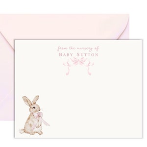 Bunny Baby Shower Thank You Cards | Peter Rabbit Baby Shower Thank You ...