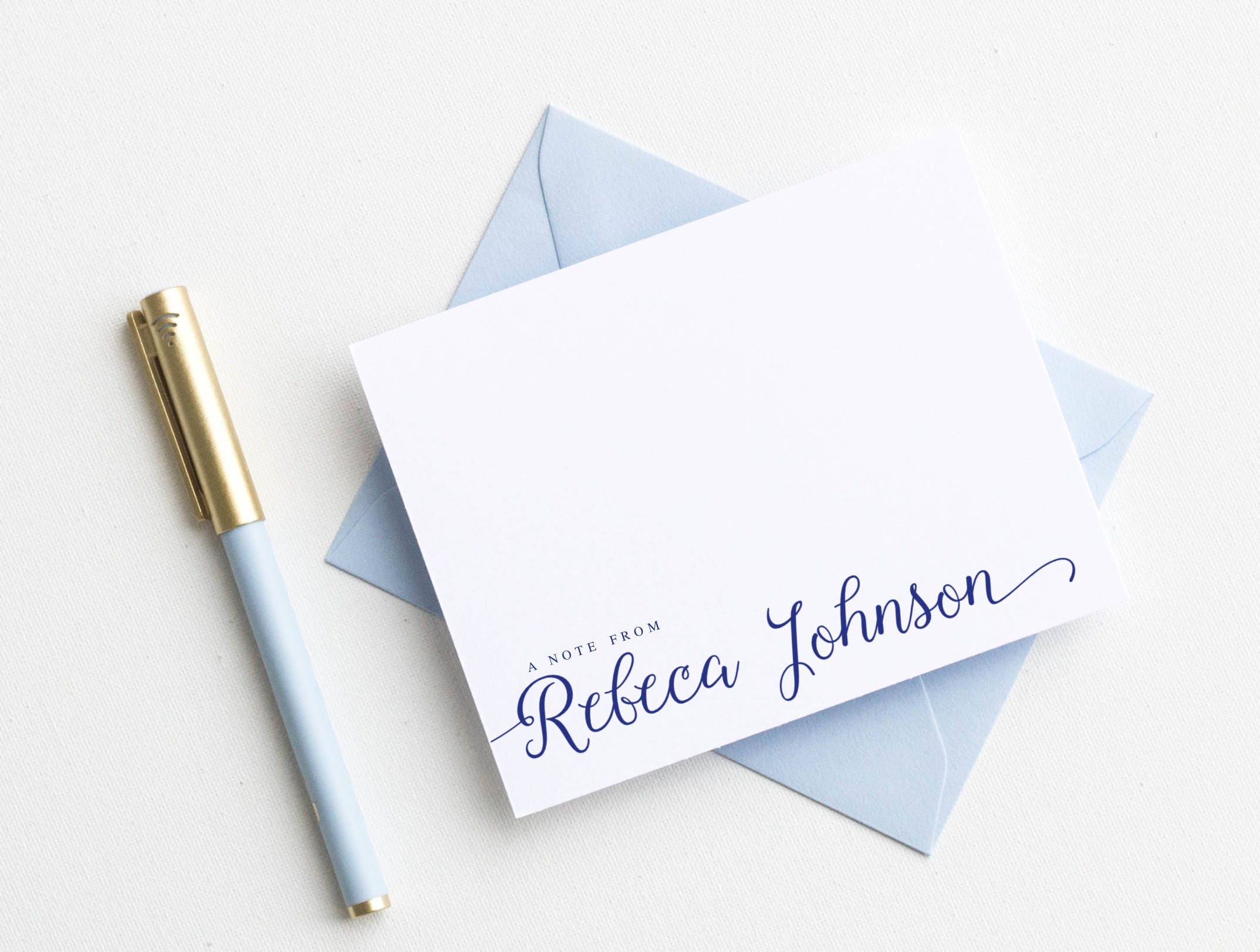 Personalized Stationery Script Personalized Stationary Etsy