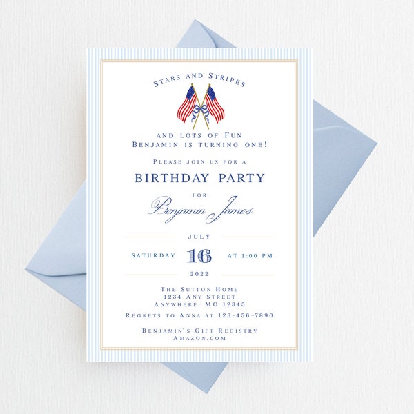 Patriotic Birthday Party - Etsy